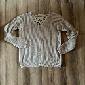 Oatmeal colored sweater